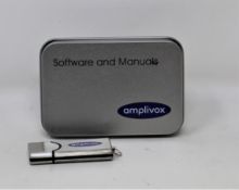 An as new Amplivox Audibase OSHA Edition 5.5.101 Audiogram Database Software and Manuals USB Flash