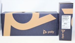 A boxed as new Poly Studio X30/TC8 Video Conference System (P/N: 2200-86260-102 Model: P018 UK) (Box