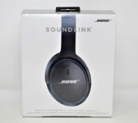 A boxed as new pair of Bose SoundLink Around-Ear Wireless Headphones II in Black (S/N: