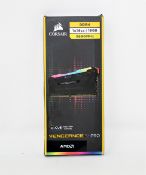 A boxed as new Corsair Vengeance RGB PRO 16GB (1x16GB) DDR4 3600 (PC4-28800) C18 Optimized for AMD