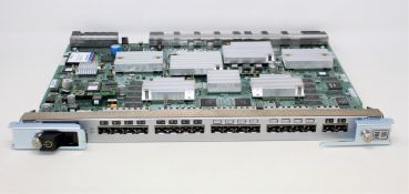 A pre-owned Brocade FR4 18i 18-Port 4Gb Fibre Channel Switch Blade (60-0000659-15) (Box and