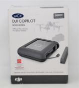 A boxed as new Lacie 2TB DJI Copilot BOSS External Hard Drive (Box sealed).
