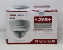 A boxed as new Hikvision DS-2CD2723G0-IZS 2.8-12mm EXIR IR VF Dome Network Camera (Box sealed,