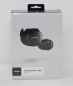 A boxed as new pair of Bose SoundSport Free Wireless In-Ear Headphones in Black (Box sealed).