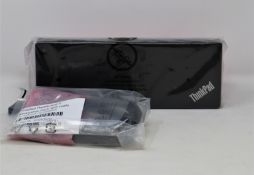 A boxed as new Lenovo ThinkPad Thunderbolt 3 Workstation Dock Gen 2 (P/N: P40ANY2-30UK) (Box opened,