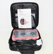 A boxed as new RS PRO RSHS820 Handheld Digital Oscilloscope (200MHz, 2 Channels)(RS Stock No: 123-