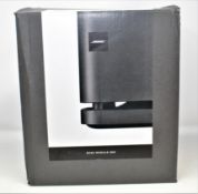 SOLD FOR PARTS: A pre-owned Bose Bass Module 500 in Black (Faulty - no power).