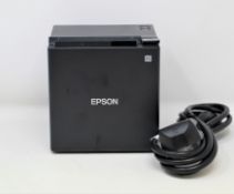 A boxed as new Epson TM-m30-112 POS Printer (Box opened. UK plug power cable included).