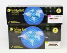 Two boxed as new Cartridge World replacement ink cartridges for HP 305X, CE410X-HY Black (L02-PB-B-