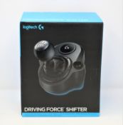A boxed as new Logitech G Driving Force Shifter for G29 and G920 Driving Force Racing Wheels (P/N: