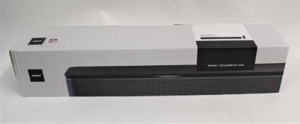 A boxed as new Bose Smart Sound Bar 300 with Google Assistant & Amazon Alexa in Black (P/N: 843299-