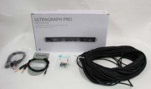 A boxed as new Behringer Ultragraph Pro FBQ1502HD high definition 15 band graphic equalizer (some