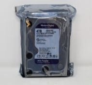 Three as new Western Digital Purple Surveillance 4TB 5400RPM SATA 6Gbps 64MB Cache 3.5-inch Internal
