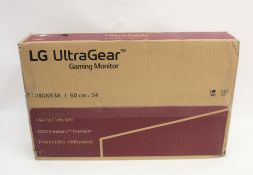 A boxed as new LG UltraGear 24GN53A 24