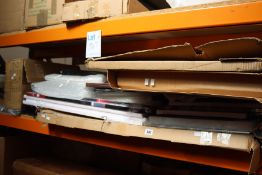 A quantity of prints/picture frames and related items.
