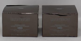 Eight Laura Mercier translucent loose setting powder (Glow) (8 x 29g).