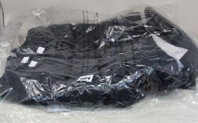 Two as new French Connection hooded quilted gilet (S, M - RRP £70 each).