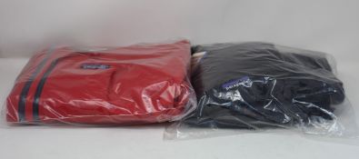 Fourteen items of as new Patagonia clothing to include beanie hats, tops and jackets.