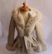 Six as new Copperose vegan leather jackets (2 x S, 2 x M, 1 x L, 1 x XL).