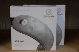 Two boxed as new JB Miracle LCD smart air eye massagers.