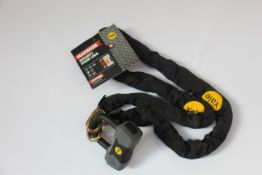 Four boxed as new Yale YCL3/10/180/1 - Maximum Security Chain Bike Locks 1800mm - Heavy Duty