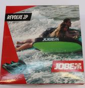 A boxed as new JOBE Revolve 2 Person towable buoy.