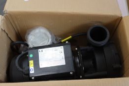 A pre-owned LX Hydromassage bath pump (Model: LP300).