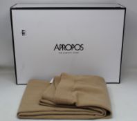 An as new Apropos The Concept Store Extreme Cashmere No 20 Oversize Xtra top in camel (No size - RRP
