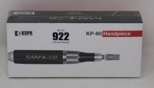 A boxed as new Kupa Manipro KP-60 hand piece (Box sealed).