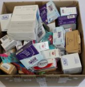 A quantity of dental hygiene products to include retainer Brite tablets, Corsodyl gel, replacement