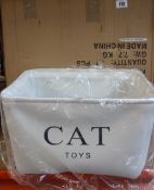 Fifteen as new For The Love of Leisure cat toy baskets in Beige.