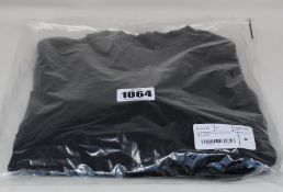 An as new Rokh Pour Femme Pret a Porter knot stretch high neck top in black (M - RRP £160).