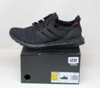 A pair of as new Adidas Ultra Boost trainers (UK 9.5).