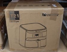 A boxed Proscenic T21 Air Fryer.