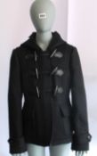 An as new Burberry short Blackwell coat (Size 6 - RRP £395).