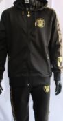 An as new Goldstar Gypsy King by Tyson Fury limited edition black with camo side stripe tracksuit (