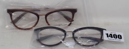Two pairs of as new Lulu Guinness L939 glasses frames.