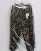 Three pairs of women's as new Oui black trousers (Size 44, 40 & 36 - RRP £139).