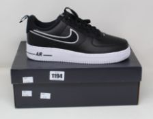A pair of as new Nike Air Force 1 (UK 8).