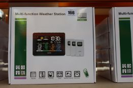 Five boxed as new Youshiko YC9443 Multi-function Weather Stations.