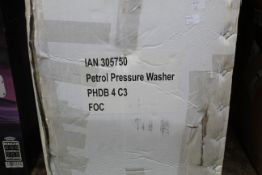 A boxed Petrol Pressure Washer PHDB 4 C3.