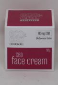 Twenty five as new Eco CBD 5% cannabis sativa face cream 100mg CBD skincare (25 x 50g).