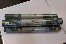 Four rolls of as new Ekbacka Bellis 14019 wallpaper.