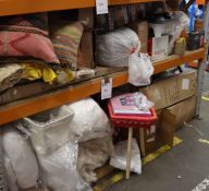 A large quantity of homeware and related items to include duvet covers, an Emma pillow and