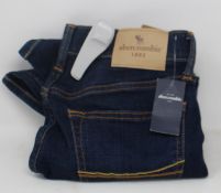 A quantity of children's as new Abercrombie & Fitch jeans (Assorted sizes - Please note security