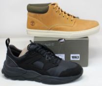 A pair of as new Timberland Adventure 2.0 Chukka (UK 11.5) and Tree Racer (UK 10).