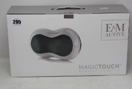 Two boxed as new E & M Active Magic Touch Massage Cushion (RRP £118) https://emactive.com/em-