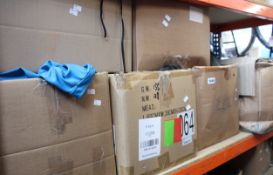 A quantity of assorted clothing and related items.