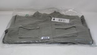 A women's as new Oui army green jacket (Size 36 - RRP £209).