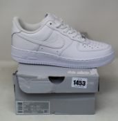A pair of as new Nike Air Force 1 '07 (UK 7).